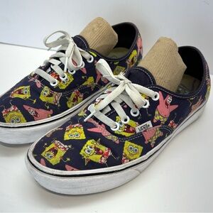 VANS SpongeBob SquarePants ComfyCush  AlohaBob Shoes Sneakers Men 8.5/Women 10